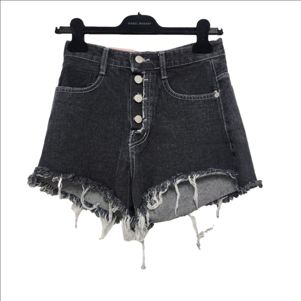 NWT Women's Labor Denim Shorts Size S Black